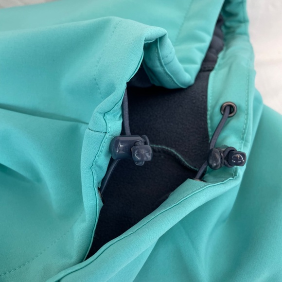 New Balance Fleece Lined Zip Jacket Teal Water Wind Resistant Women’s Small NEW - Picture 2 of 16